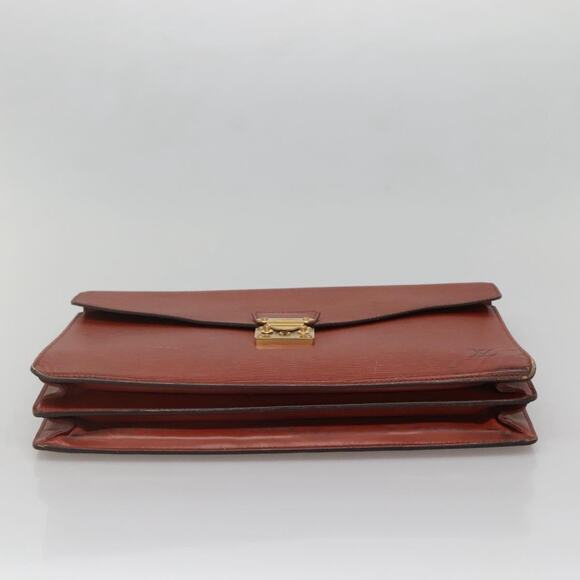 LOUIS VUITTON Epi Serviette Conseiller Briefcase Brown M54423 - Picture 9 of 12
